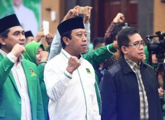 Strategi PPP Menangkan Duet Ganjar dan Gus Yasin Ketua Umum DPP PPP romahurmuziy tengah