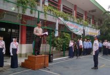 Pesan Aipda M Yanuri Sebagai Inspektur Upacara Sumpah Pemuda di SMP Negeri 7