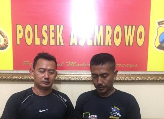 Karena Barang Bawaannya, Security ini di Amankan Unit Reskrim Polsek Asemrow