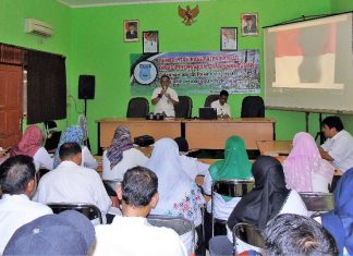 Puluhan Tenaga Penyuluh Diberikan Pelatihan Penggunaan GPS.