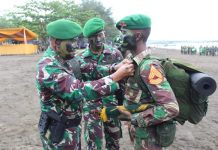 Pengukuhan Baret Dan Brevet Infanteri Kepada 540 Siswa Diksacabpaif Angkatan 91 2018