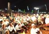 Ribuan Jemaah Ikuti Acara Asam-Asam Bershalawat