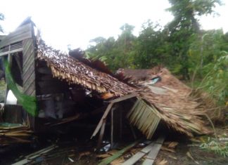 Puting Beliung Sapu Wilayah Tamban, 4 Rumah Rusak