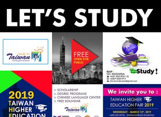 Bea Siswa Ke Taiwan Dan Informasi Perguruan Tinggi di Acara Taiwan Higher Education Fair 2019