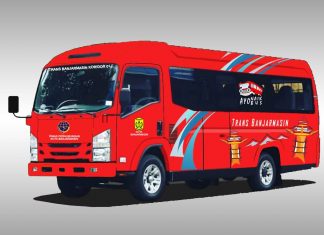 2019 Mini Bus Trans Banjarmasin Siap Hadir Di Kota Banjarmasin