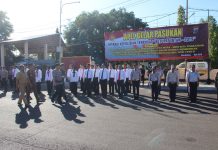 Kapolres Batola Pimpin Apel Gelar Pasukan Ops Terpusat Ketupat Intan 2019