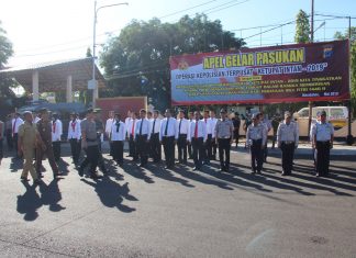 Kapolres Batola Pimpin Apel Gelar Pasukan Ops Terpusat Ketupat Intan 2019