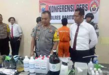Residivis Narkoba, Produksi Sendiri Sabu Setengah Jadi