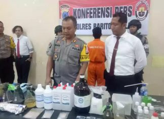 Residivis Narkoba, Produksi Sendiri Sabu Setengah Jadi