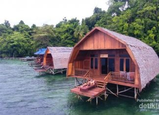 AFU Resort Raja Ampat, tak kalah seperti d Maldives