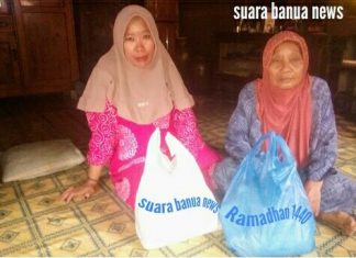 Di Momen Ramadhan 1440 H, Suara Banua News Berbagi Kebahagiaan Dengan Dhuafa