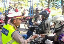 Seminggu digelar Operasi Patuh Intan 2019, Satuan Lalu Lintas Polres Barito Kuala menjaring ratusan pengendara yang melanggar aturan berlalu lintas