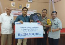 ALPIN perpustakaan keliling milik Polsek Alalak Berangas, makin digemari warga