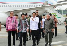 Joko Widodo, ” Saya sangat terkejut, bandaranya besar sekali, bentuknya intan”