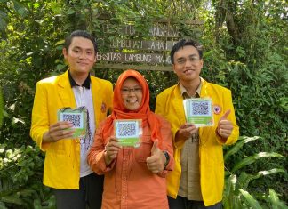 Permudah identifikasi jenis tumbuhan lahan basah, SBI pasang sistem barcode di Arboretum Pulau Curiak Batola