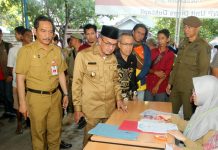 Pastikan layanan kependudukan berjalan lancar, Bupati H.Khalillurahman kunjungi kantor Dukcapil