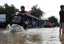Akibat tingginya intensitas air hujan, sejumlah desa di Kabupaten Banjar tergenang air LOKASI JINGAH HABANG ILIR