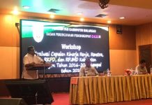Workshop evaluasi RKPD-RPJMD, Bupati Ansharuddin, ” Itu artinya capaian kinerja mencapai 93 persen”