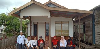 Program bedah rumah, sentuh warga Malintang Baru Gambut