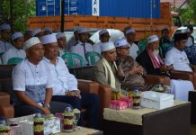 Bupati H. Ansharuddin bersama Guru Bakhiet, hadiri syukuran pembangunan rehab masjid As Saadah Batu Piring