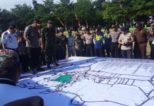 Jelang kegiatan haulan Guru Sekumpul, Wakapolda Kalsel, Brigjen Pol Aneka Pristafuddin, pimpin apel gelar pasukan