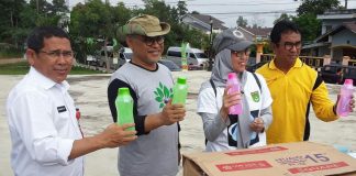 1000 unit botol air minum atau tumbler bakal dibagikan ke jemaah haulan Guru.Sekumpul, untuk mengurangi volume sampah plastik pasca haulan