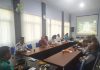 Aspihani, pimpin rapat internal Dinas Perhubungan Banjar, terkait pemantapan persiapan menyongsong kegiatan haul Guru Sekumpul