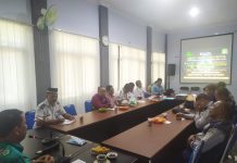 Aspihani, pimpin rapat internal Dinas Perhubungan Banjar, terkait pemantapan persiapan menyongsong kegiatan haul Guru Sekumpul