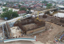Pengerjaan Jembatan Sei Alalak ( Kayu Tangi 1 ) ditargetkan rampung akhir 2020 dan menjadi jalur utama yang menghubungkan kota Banjarmasin dan Kalteng