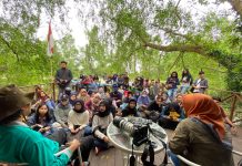 35 Mahasiswa FTK Tadris Biolog UIN Antasari, PKL di Stasiun Riset Bekantan SBI, Pulau Curiak Anjir Muara