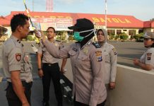 Antisipasi virus Corona, Polres Batola terapkan bersih bersih tangan