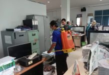 Antisipasi penyebaran Covid-19 sejumlah SKPD batasi aktivitas lapangan, WFH, hingga penyemprotan disinfektan di Kantor Pelayanan