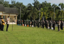 Gugas Virus Korona, lakukan penyemprotan Disinfektan di RTH dan area perkantoran Pemkab Balangan