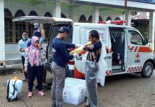 Putus mata rantai penyebaran Covid-19, Warga Pingaran Ulu lakukan penyemprotan Disinfektan di lingkungan desa