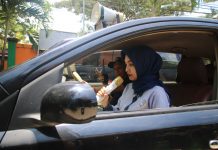 Dinas Kominfo Banjar, sampaikan himbauan pencegahan Covid-19, melalui pengeras suara