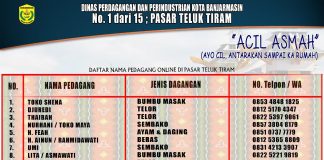 Disperindag Kota Banjarmasin terapkan pasar tradisional online untuk cegah Covid-19