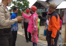 Lawan Covid – 19, Desa Abumvyn Jaya bangun 3 posko terpadu, untuk memutus mata rantai pandemi Corona