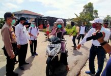 Lawan corona, Anjir Pasar bangun posko pemeriksaan setiap warga yang masuk