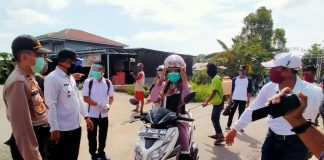 Lawan corona, Anjir Pasar bangun posko pemeriksaan setiap warga yang masuk