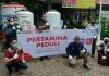 Pertamina bersama ACT Kalsel bantu 5 unit Wastafel Portable untuk masyarakat di wilayah Kecamatan Banjarmasin Barat