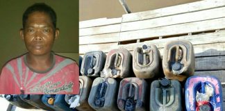 Diduga mencuri solar milik PT.PAMI, Seorang warga Tamban Muara Batola, diamankan Polisi