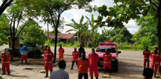 Lawan Covid-19, KPH Tabalong lakukan penyemprotan disinfektan di layanan publik Mall Mabuun