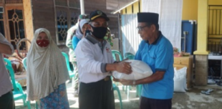 Imbas Corona, Pemkab Balangan salurkan bantuan beras bagi warga kurang mampu