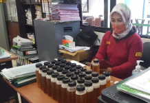 Cegah pandemi Corona, Staf dan Karyawan KPH Tabalong, dapat suplemen tambahan agar selalu sehat
