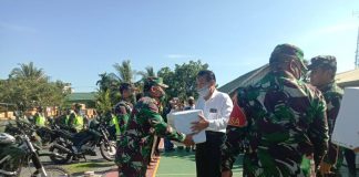 Komunitas Tionghoa Banua Peduli, bersama Kodim 1007 Banjarmasin bagikan 1000 paket sembako