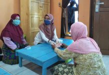 Semringahnya warga Desa Sungai Tuan Ilir, saat terima BLT Rp.600 ribu