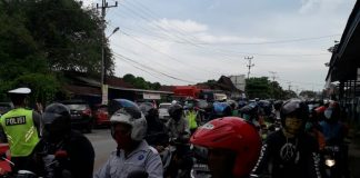 Jelang penerapan PSBB, Polres Batola gelar simulasi pengamanan jalur perbatasan