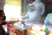 Lawan pandemi Corona, puluhan wartawan.di Kabupaten Banjar lakukan rapid test
