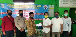 135 KK warga kurang mampu Desa Pingaran Ulu, mulai terima BLT Dana Desa
