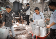 Lawan Corona, KTH binaan KPH Balangan produksi asap cair bahan disinfektan non kimia